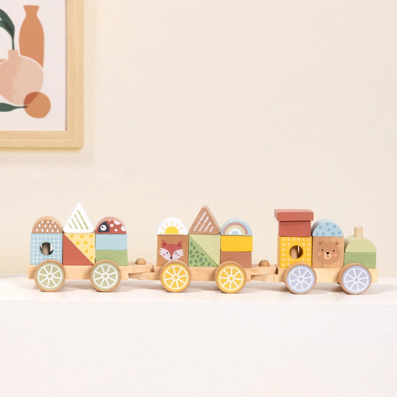 TREN APILABLE ANIMALES DEL  BOSQUE TOOKY TOY - 5