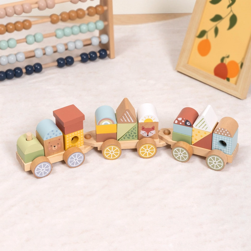 TREN APILABLE ANIMALES DEL  BOSQUE TOOKY TOY - 7