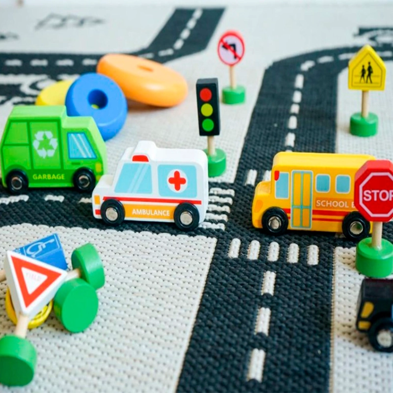SEÑALES DEL TRANSITO Y AUTOS DE EMERGENCIA TOOKY TOY - 5