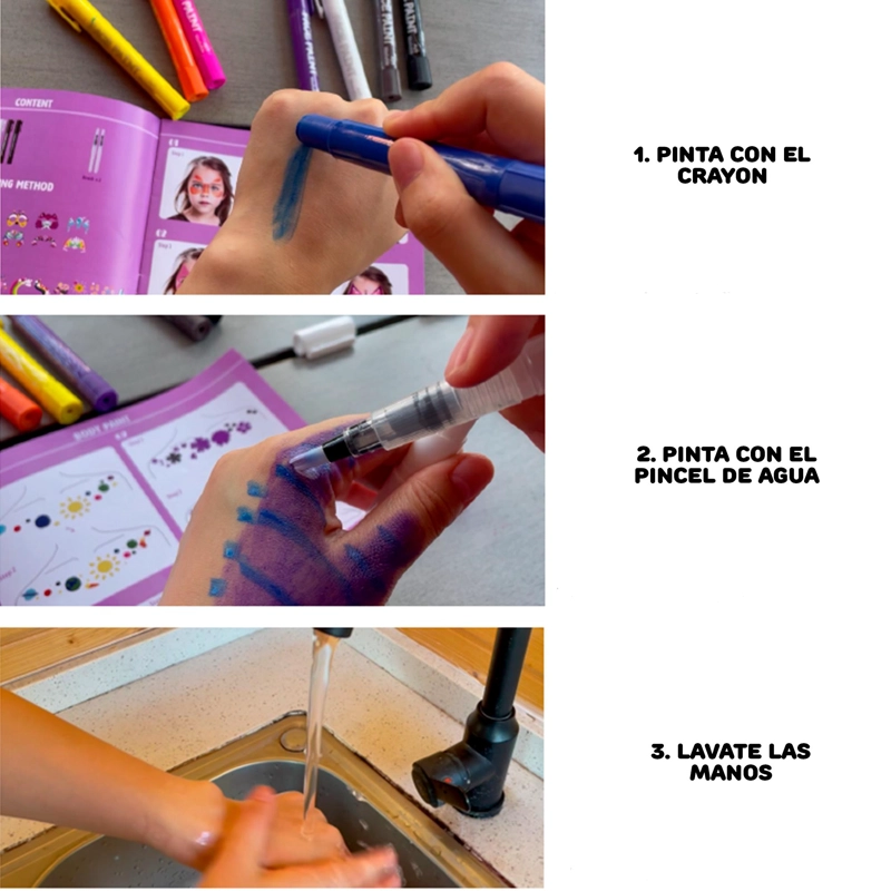 PINTURA DE CARA 10 COLORES TOOKY TOY - 4