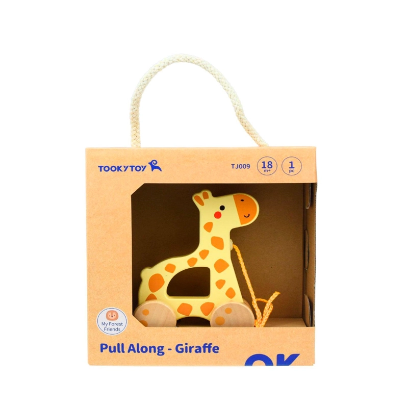 JIRAFA DE MADERA PARA ARRASTRAR TOOKY TOY - 1