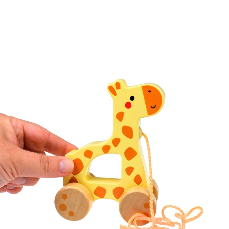 JIRAFA DE MADERA PARA ARRASTRAR TOOKY TOY - 4