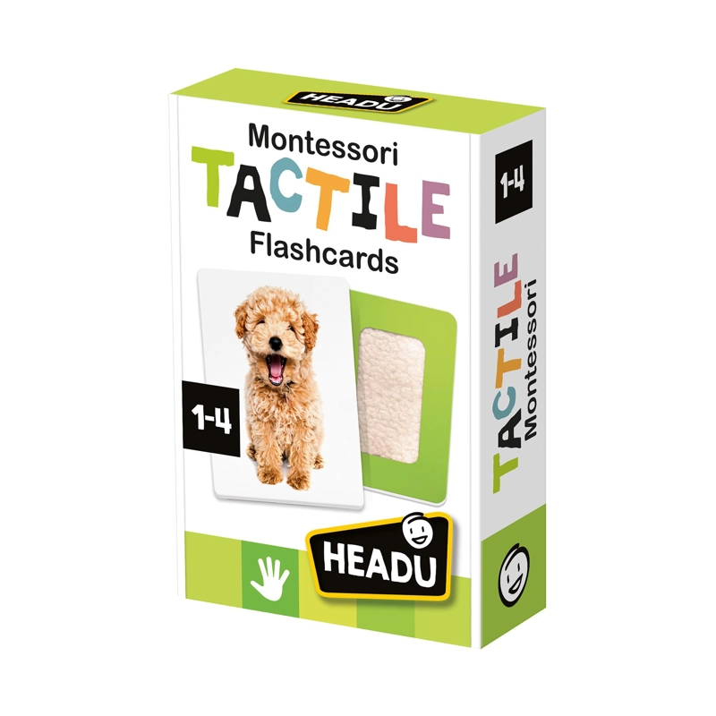 TARJETAS DIDACTICAS TACTILES MONTESSORI HEADU - 1