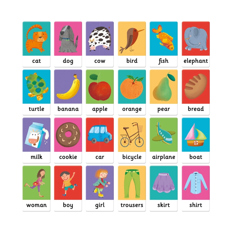 MAXI TARJETAS DIDACTICAS MONTESSORI PRIMERAS PALABRAS EN INGLE S HEADU - 2