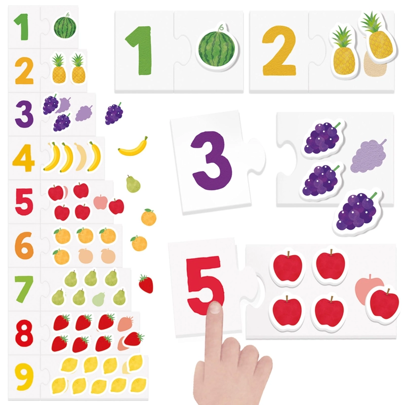 JUEGO NUMEROS TACTILES MONTESSORI HEADU - 2