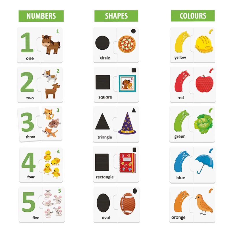 JUEGO DE NUMEROS, FORMAS Y COLORES  HEADU - 2