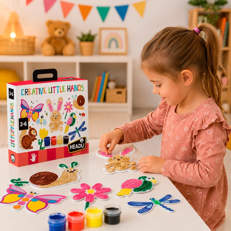 JUEGO MANUALIDADES CREATIVAS HEADU - 3