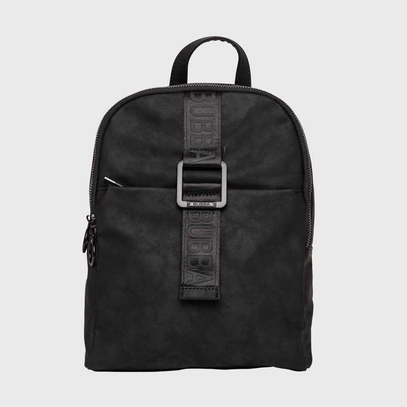 MOCHILA SUEDE GLAM BLACK BUBBA ESSENTIALS - 1
