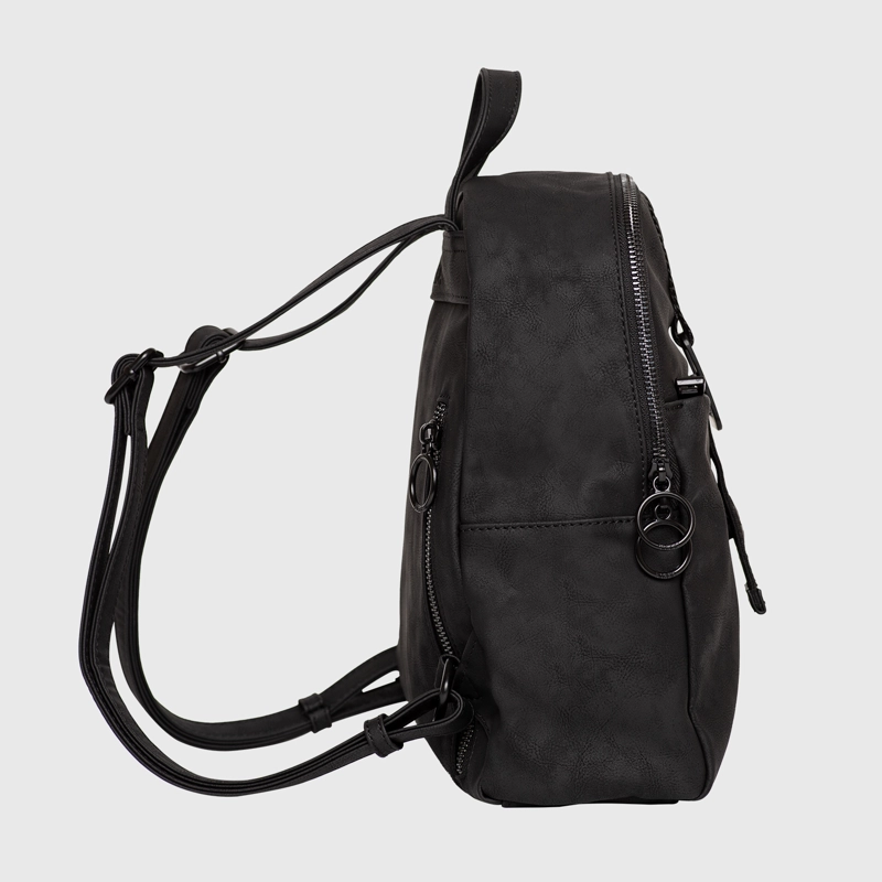 MOCHILA SUEDE GLAM BLACK BUBBA ESSENTIALS - 2