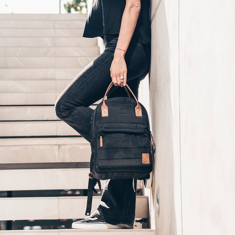 MOCHILA MONTREAL FANCY BLACK REGULAR BUBBA ESSENTIALS - 7