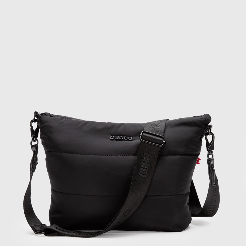 CARTERA PURSE ORIGINALS MATTE BLACK VELVET BUBBA ESSENTIALS - 1