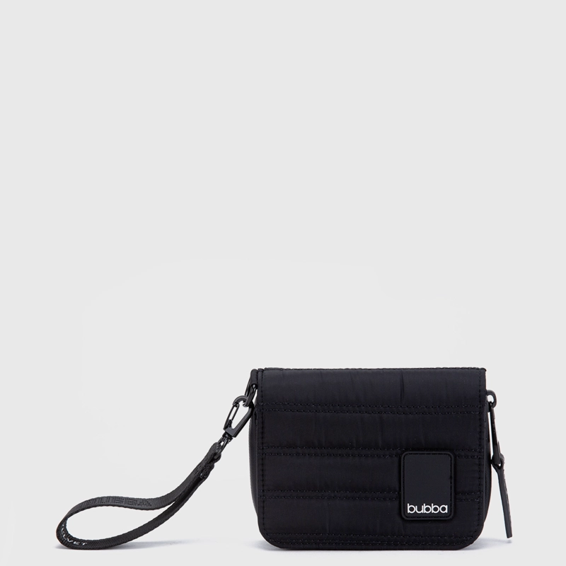 BILLETERA ORIGINALS MATTE BLACK VELVET MINI BUBBA ESSENTIALS - 1