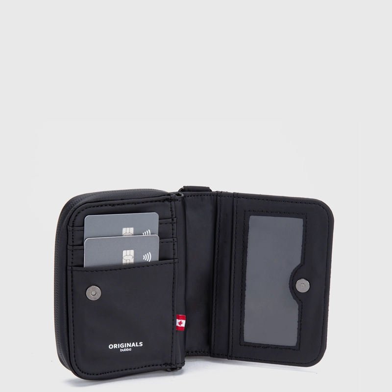 BILLETERA ORIGINALS MATTE BLACK VELVET MINI BUBBA ESSENTIALS - 4