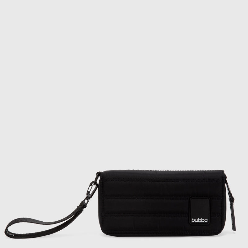 BILLETERA ORIGINALS MATTE BLACK VELVET REG BUBBA ESSENTIALS - 1