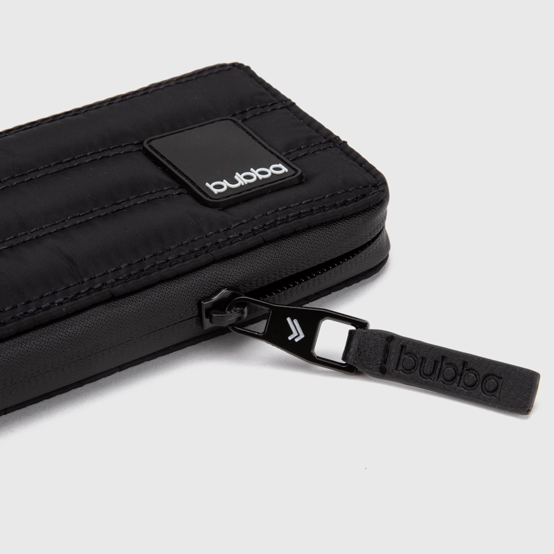 BILLETERA ORIGINALS MATTE BLACK VELVET REG BUBBA ESSENTIALS - 5