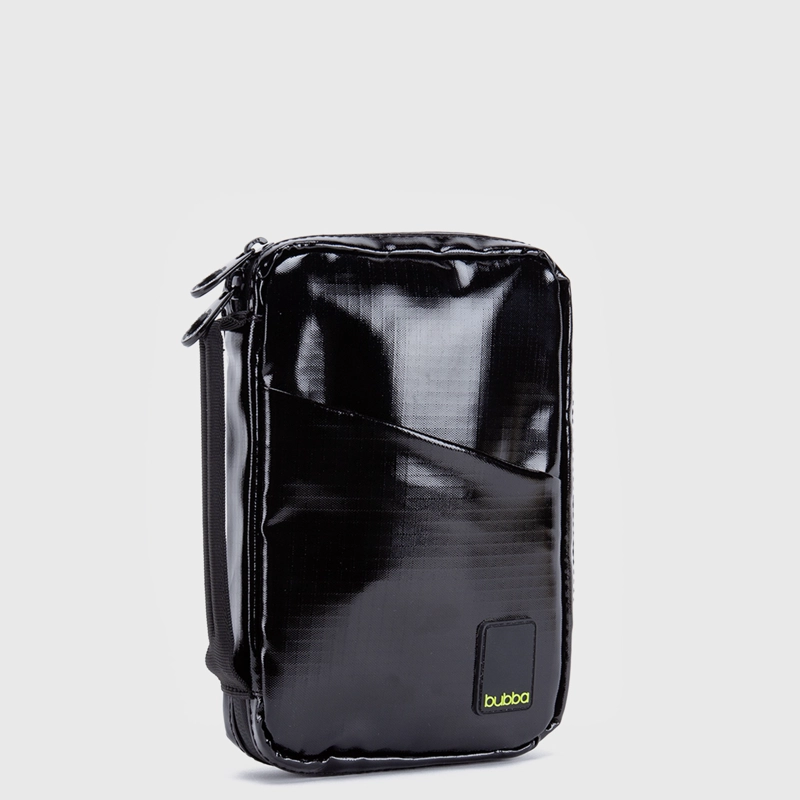 PORTA PASAPORTES TRAVEL RIPSTOP BLACK BUBBA ESSENTIALS - 3