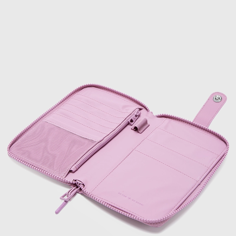 CARTERA FLAT PURSE TRAVEL PINK BUBBA ESSENTIALS - 4