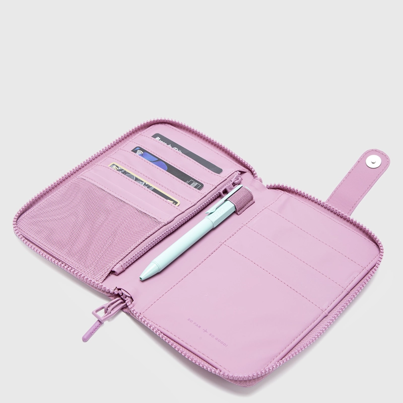 CARTERA FLAT PURSE TRAVEL PINK BUBBA ESSENTIALS - 7