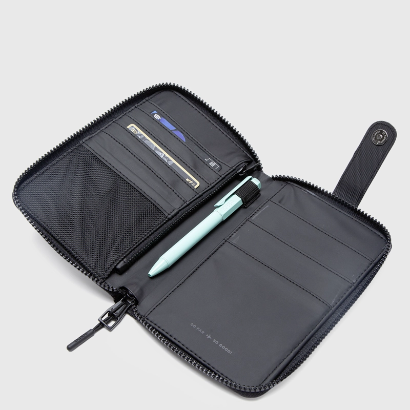 CARTERA FLAT PURSE TRAVEL BLACK BUBBA ESSENTIALS 2.0 - 7