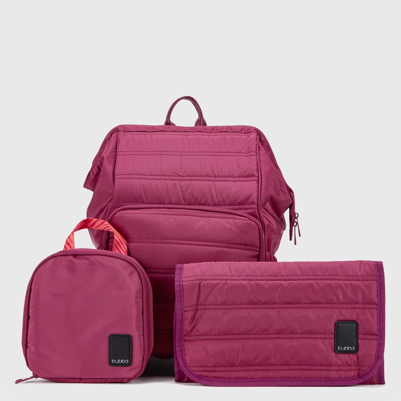 MOCHILA MOM RUBY RED REGULAR BUBBA ESSENTIALS - 8