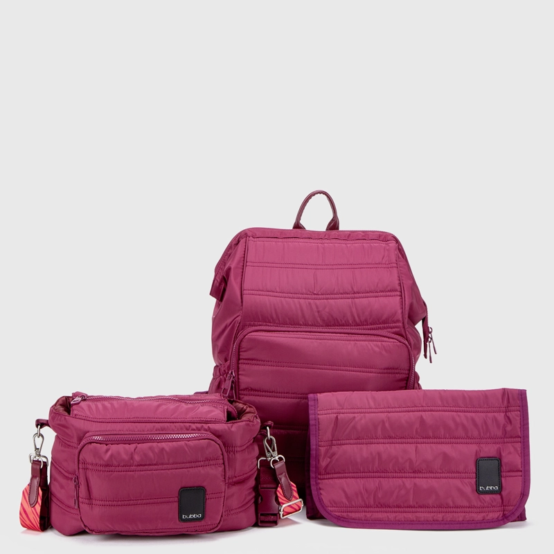 MOCHILA MOM RUBY RED REGULAR BUBBA ESSENTIALS - 9