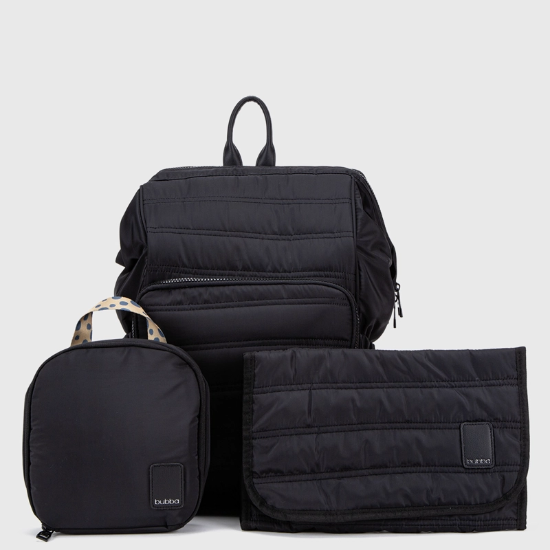 MOCHILA MOM BLACK REGULAR BUBBA ESSENTIALS - 8