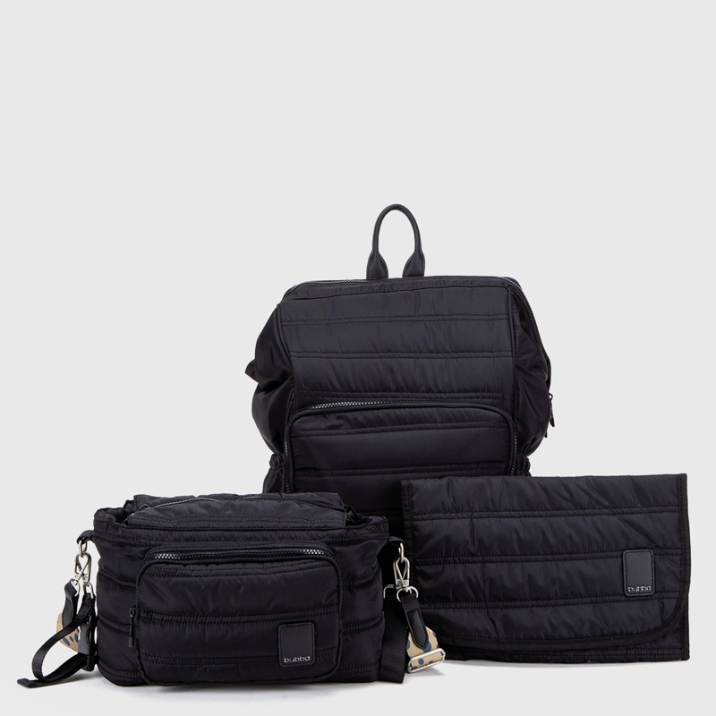 MOCHILA MOM BLACK REGULAR BUBBA ESSENTIALS - 9