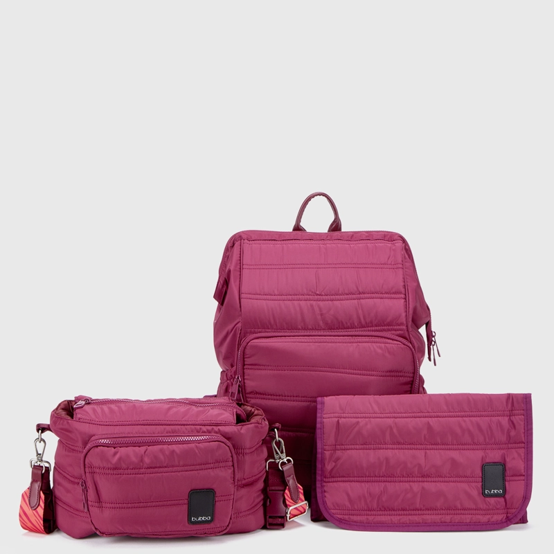 PRAM BAG MOM RUBY RED BUBBA ESSENTIALS - 7