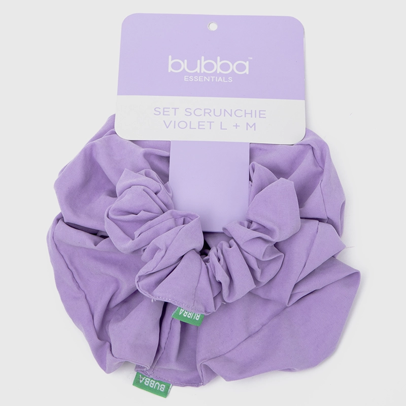SET SCRUNCHIE VIOLET L + M BUBBA ESSENTIALS - 1