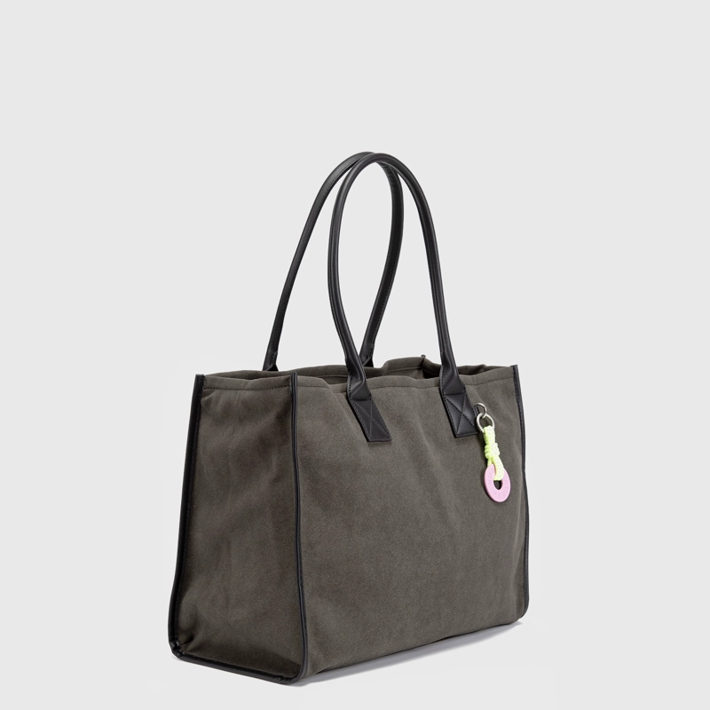 CARTERA TOTE SUEDE BROWN BUBBA ESSENTIALS - 2