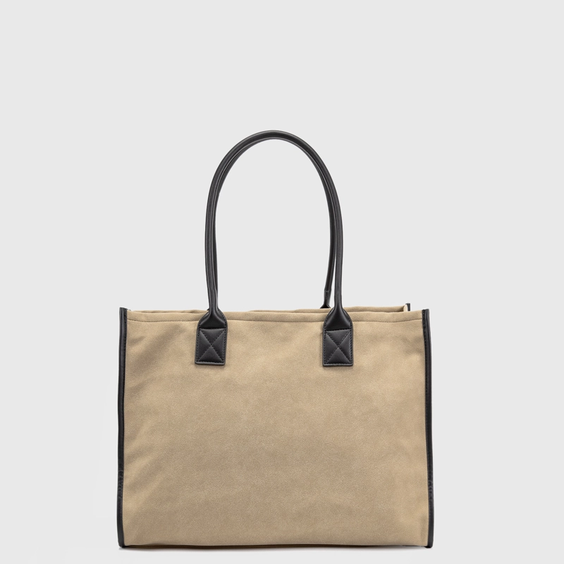 CARTERA TOTE SUEDE BEIGE BUBBA ESSENTIALS - 3