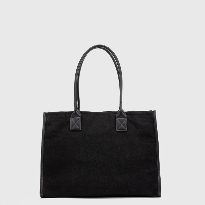 CARTERA TOTE SUEDE BLACK BUBBA ESSENTIALS - 3