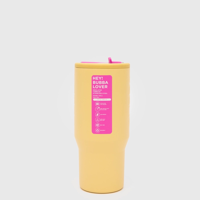 BOTELLA TUMBLER HANDLE BUTTER YELLOW BUBBA ESSENTIALS - 5