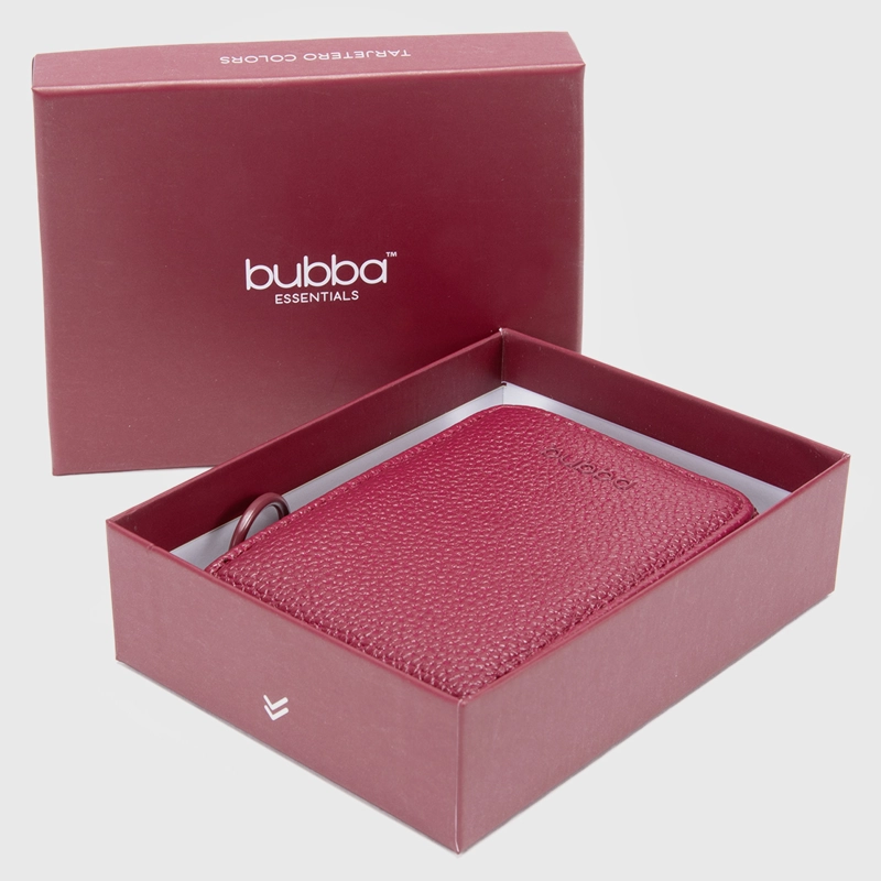 TARJETERO COLORS BURGUNDY BUBBA ESSENTIALS - 5