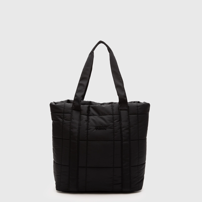 CARTERA TOTE PUFFER BLACK BUBBA ESSENTIALS - 1
