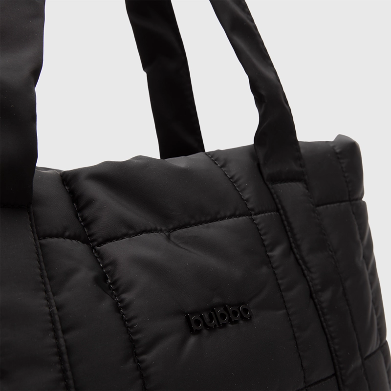 CARTERA TOTE PUFFER BLACK BUBBA ESSENTIALS - 6