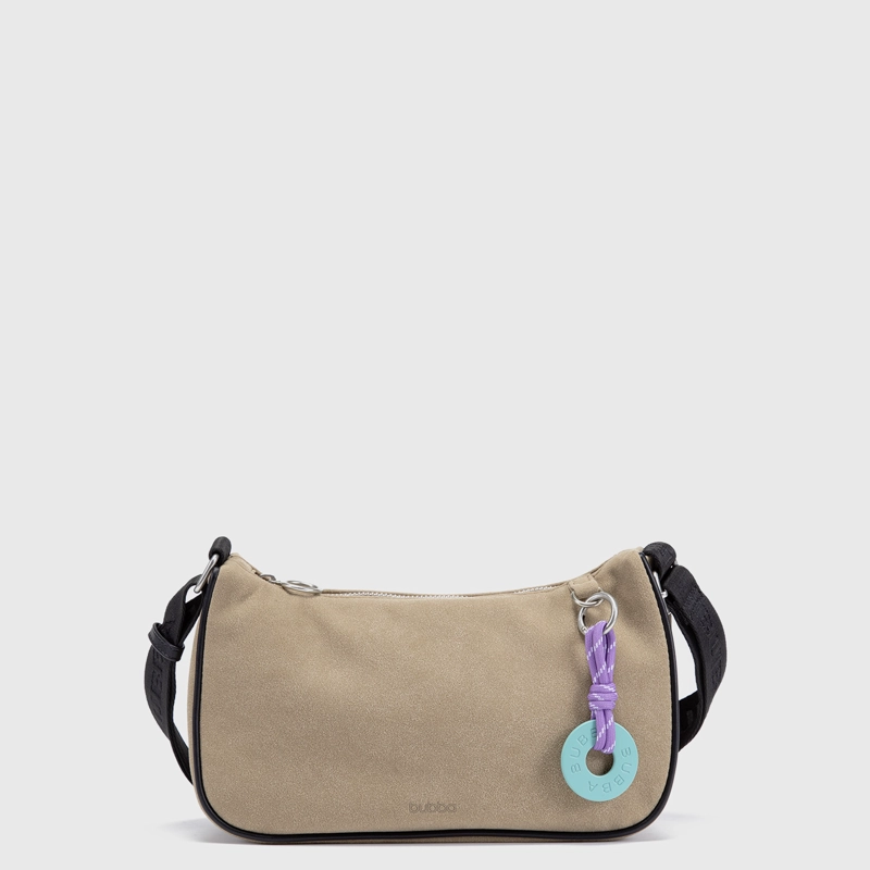 CARTERA PURSE SUEDE BEIGE BUBBA ESSENTIALS - 1