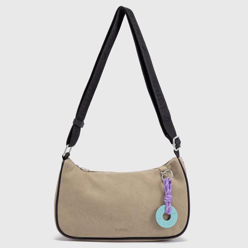 CARTERA PURSE SUEDE BEIGE BUBBA ESSENTIALS - 4