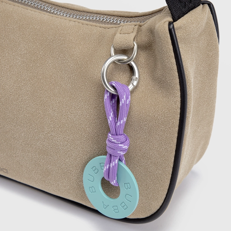 CARTERA PURSE SUEDE BEIGE BUBBA ESSENTIALS - 6