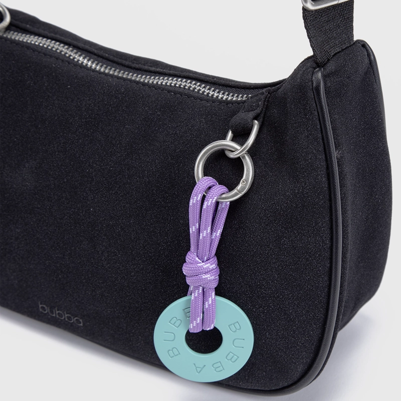 CARTERA PURSE SUEDE BLACK BUBBA ESSENTIALS - 6