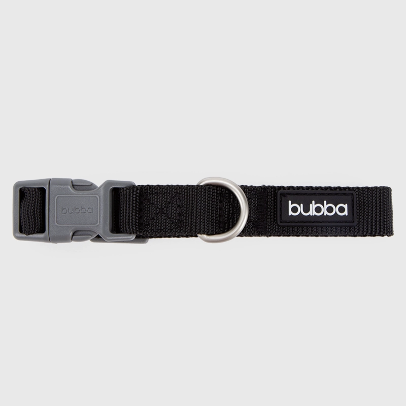COLLAR PETS COLLECTION BLACK SMALL BUBBA ESSENTIALS - 1