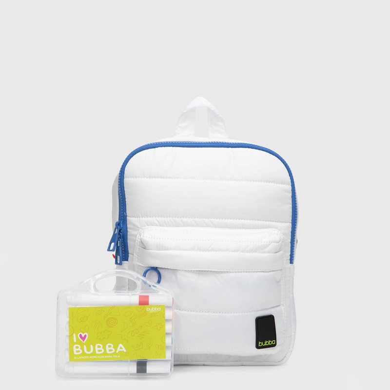 MOCHILA BUBBITA PERSONALIZABLE MINI AZUL BUBBA ESSENTIALS - 1