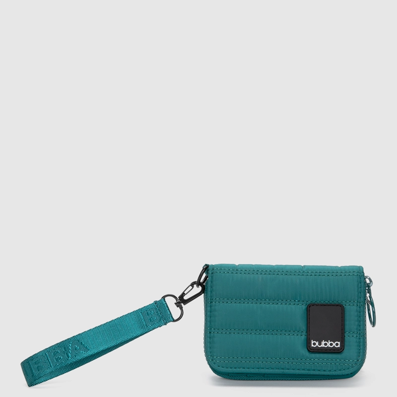 BILLETERA MINI ORIGINALS MATTE PETROLEO BUBBA ESSENTIALS - 1