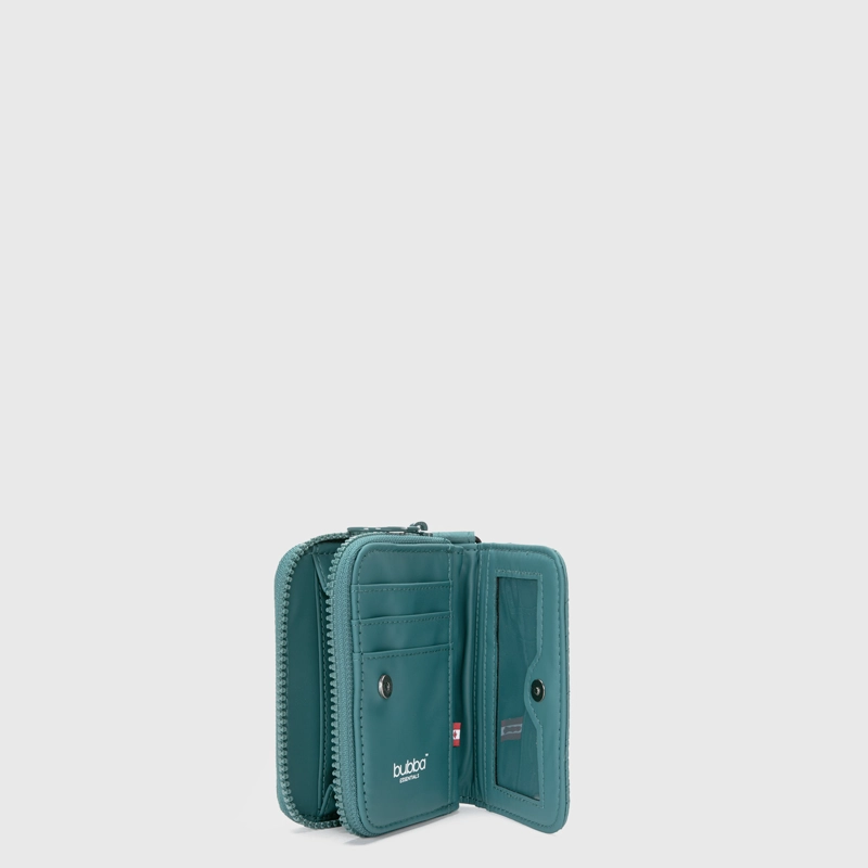 BILLETERA MINI ORIGINALS MATTE PETROLEO BUBBA ESSENTIALS - 3