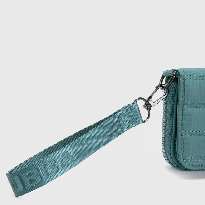 BILLETERA MINI ORIGINALS MATTE PETROLEO BUBBA ESSENTIALS - 5