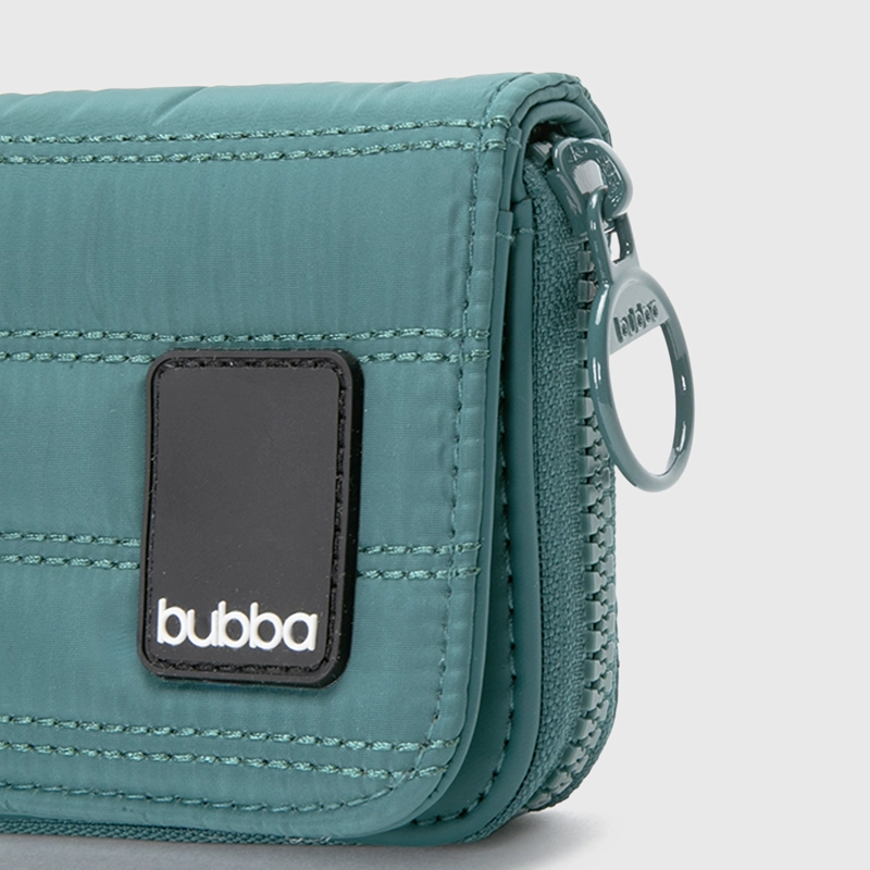 BILLETERA MINI ORIGINALS MATTE PETROLEO BUBBA ESSENTIALS - 6