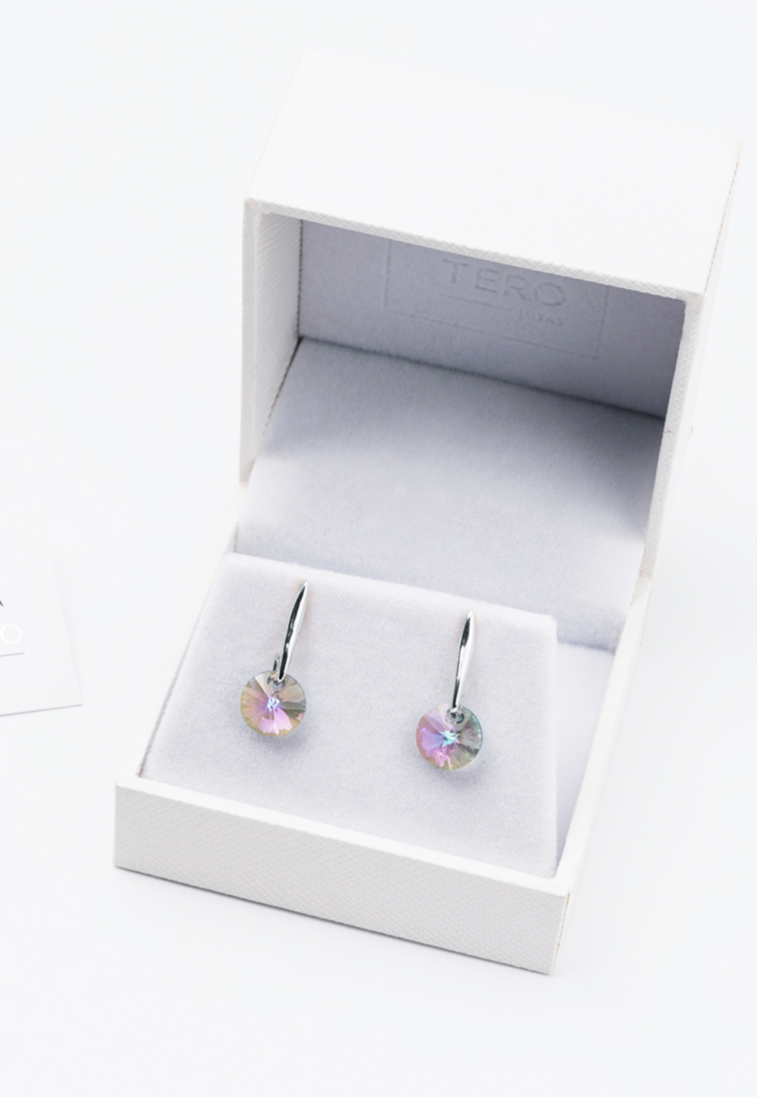 AROS JOYAS MONTERO PLATA ITALIANA 925 PUNTO DE LUZ Y CRISTALES GENUINOS PARADISE SHINE - 3