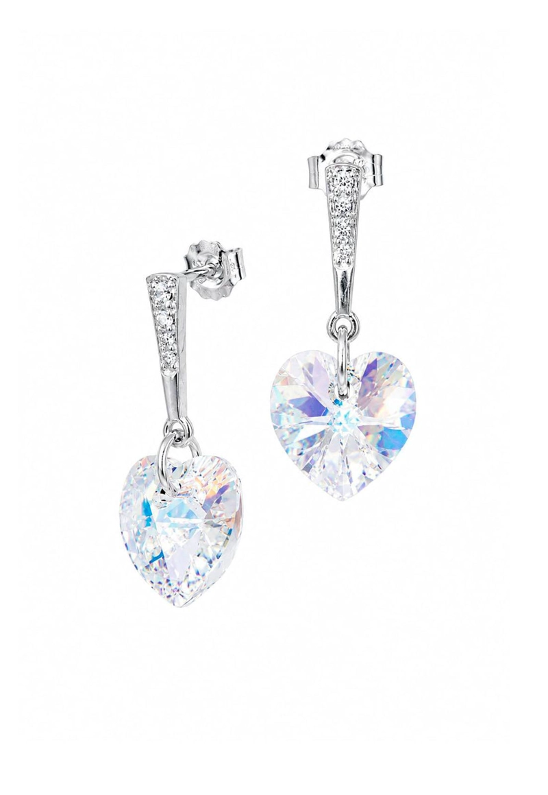 AROS JOYAS MONTERO ROMANCE PLATA 925 CRISTALES GENUINOS AURORA BOREAL - 1