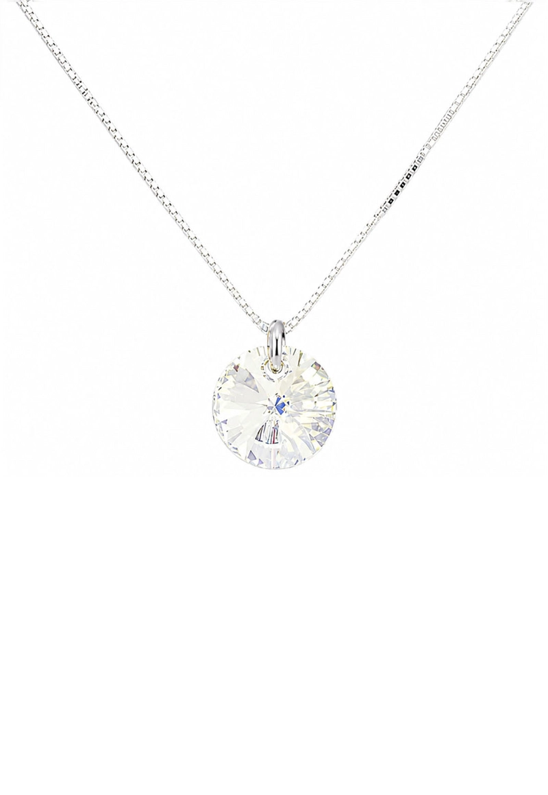 COLLAR PUNTO DE LUZ PLATA 925 CRISTAL SWAROVSKI®  AURORA BOREAL - 1