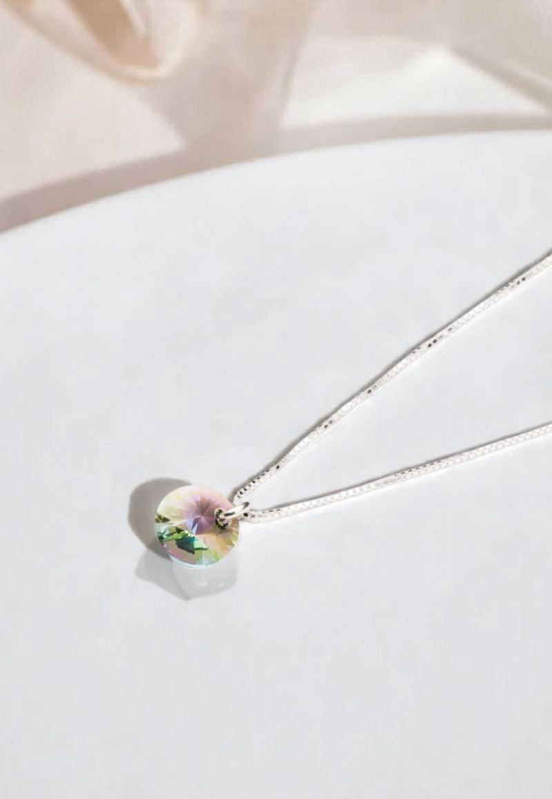 Collar Punto de Luz Plata 925 con cristales de Swarovski® Paradise Shinne - 3
